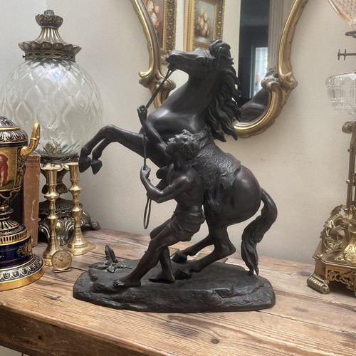 Marly horse and jockey - and,