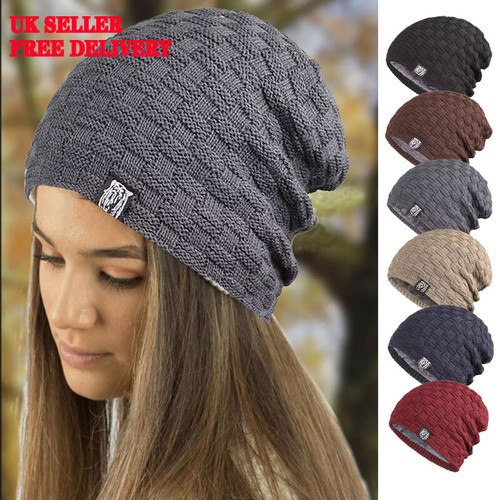 Warm slouch beanie - beanie, hat