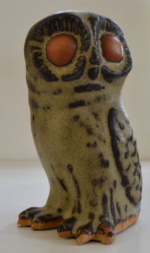 Owl ceramic money bank - owl,