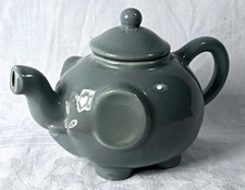 Grey Ceramic Elephant Teapot