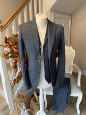NEXT Men's Blue 3 Piece Suit