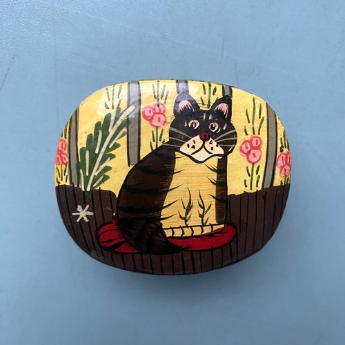 Vintage cat trinket - trinket, paper