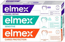 Elmex Mix Trio toothpaste 3 x 75ml Pack