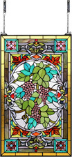 34 Inch Stained Glass Window