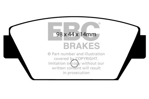 Ebc yellowstuff rear pads for - ebc,
