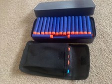 Nerf Gun Darts - 32 Original Incl  1 Pink & 35 Unbranded Compatible Darts