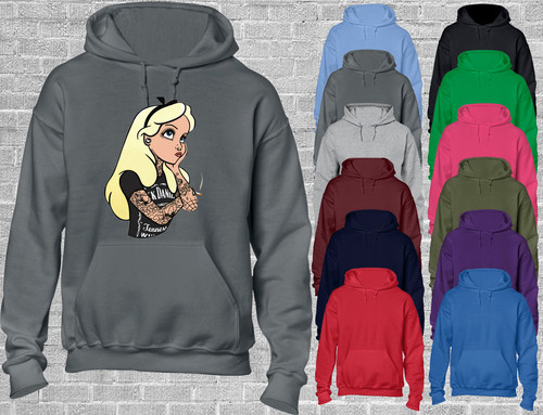 Alice tattoos hoody hoodie - alice,