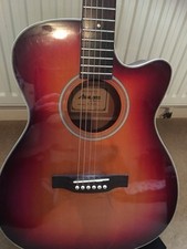 Ashland Crafter Electro Acoustic Guitar SF40CE3TS & Gig Case Excellent Condition