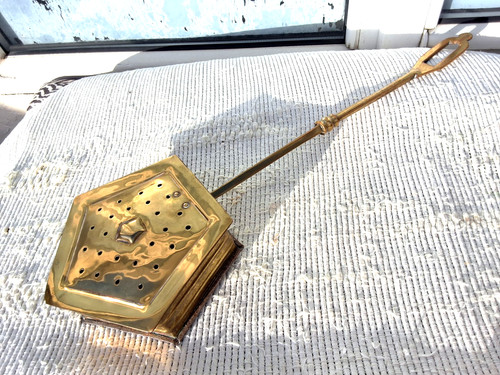 Antique polished brass metal - antique, &