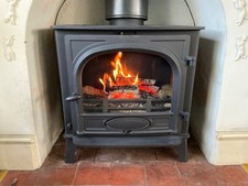 Stovax Stockton 8,  8kW, WOODBURNER, STOVE, FIRE (log,wood+burner), DEFRA