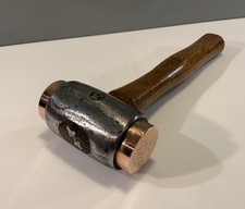 VINTAGE TOGA No 3 SIZE DOUBLE FACED COPPER  MALLET HAMMER