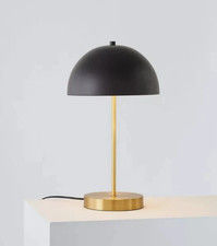 Table lamp John Lewis Dome Table Lamp, Black & Brass RRP £70 - SEE DESCRIPTION