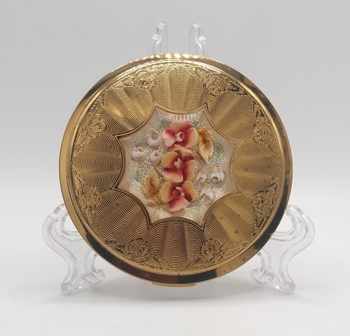 Vintage powder compact lucite - powder,