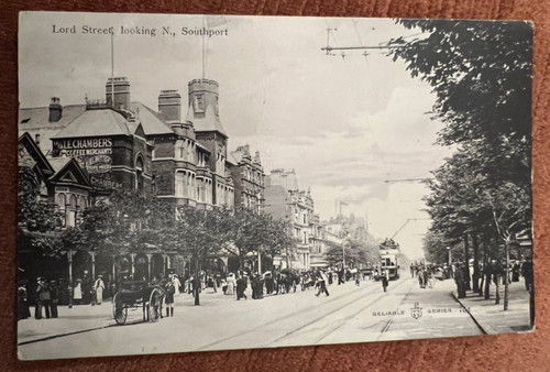 Antique postcard southport - antique,