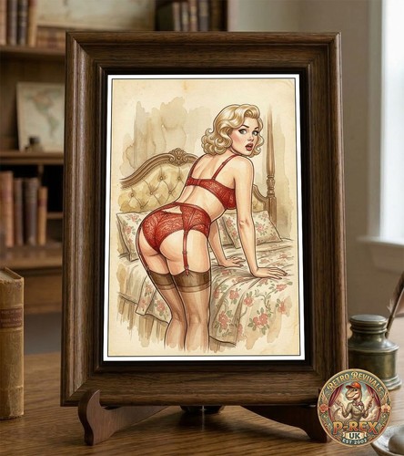 Playboy style 1950 sexy pin - style, 1950's