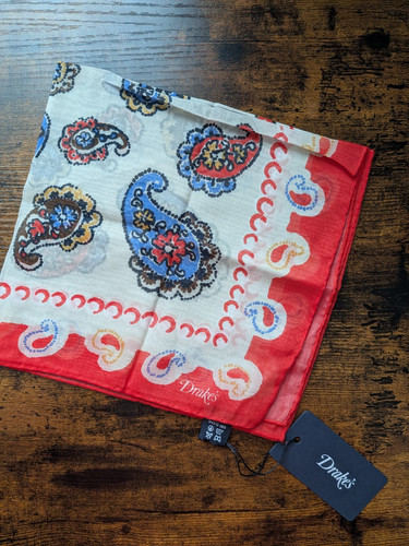 New drakes print - drakes, pocket