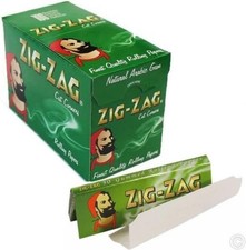 Zig Zag Green Standard Rolling Papers Regular 50 - 100 Booklets -