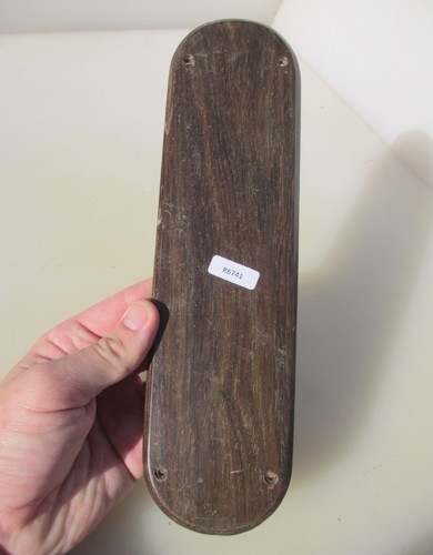 Victorian wooden finger plate - finger,