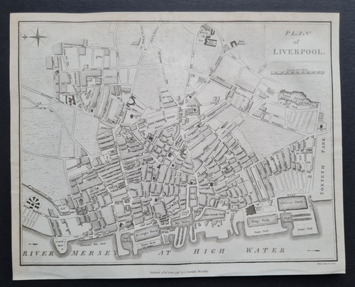 Antique 1795 map plan of - 1795,