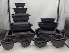 Plastic bonsai training pots - plastic, /