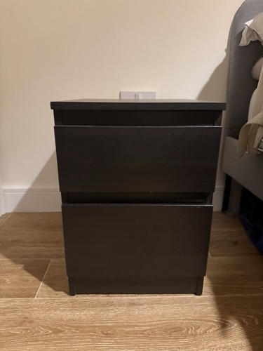 Ikea kullen black - kullen, bedside