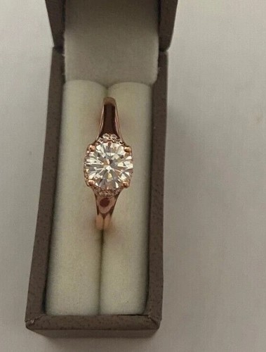 Diamonique 5ct solitare - diamonique, 1.5ct