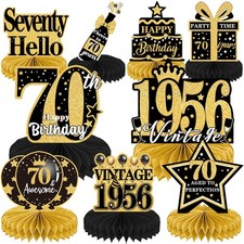 Elegant 70th Birthday Table