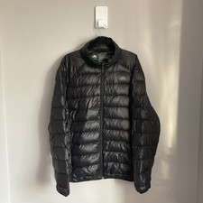 Trespass Down Puffer Mens Jacket XL Black Light Packable Warm