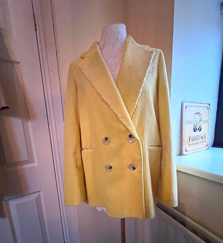 Zara yellow corduroy - , pea