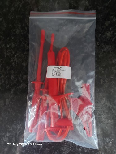 Megger red unfused - megger, 5