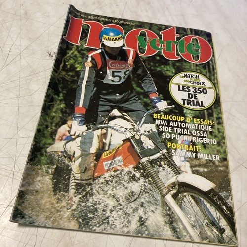 Moto verte 1978 trial - moto,