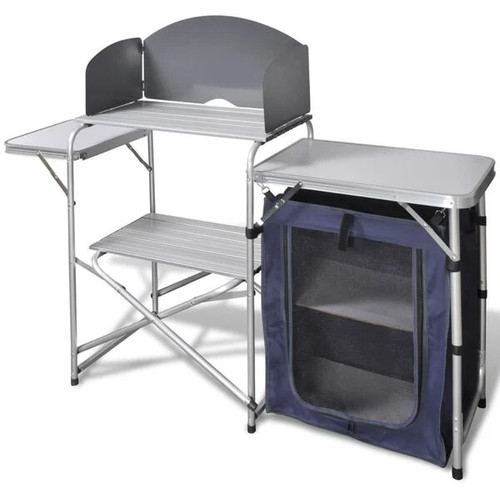 Foldable camping kitchen - kitchen, unit