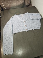Pink Rose Crop Top Knitted