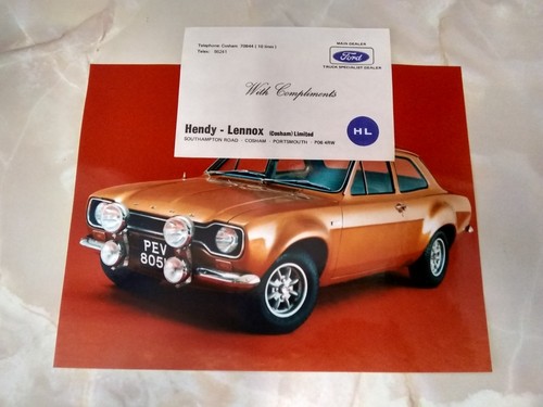 Ford escort mk1 rs1600 bda - rs1600,