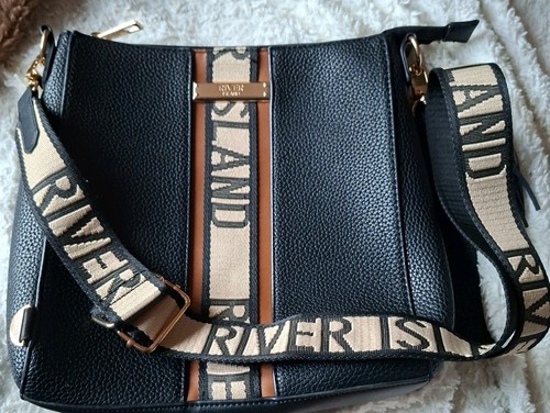 River island crossbody black - river,
