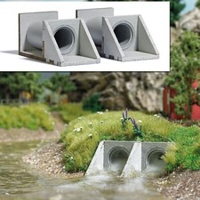 Concrete water pipes and