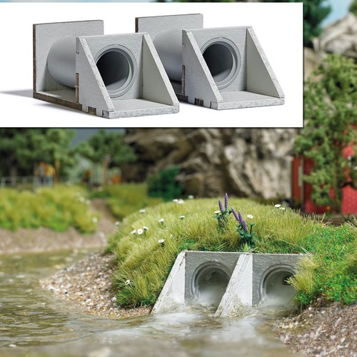 Concrete water pipes - , and
