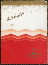 Ship MV Georgic Menu, Cunard, 1950, Memorabilia, With Signatures