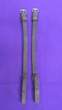 Pair Of Brown Leather Full Size Cheek Pieces Horse Bridle Part