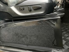 Steel Seat Box Corner Carpet Mat Protector Fits Land Rover 90 110 - Gloss Black