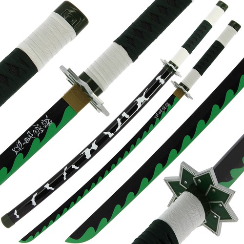 Bamboo anime sword - anime, demon