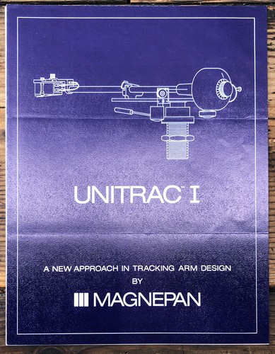 Magnepan unitrac tonearm 3pg - magnepan, 1