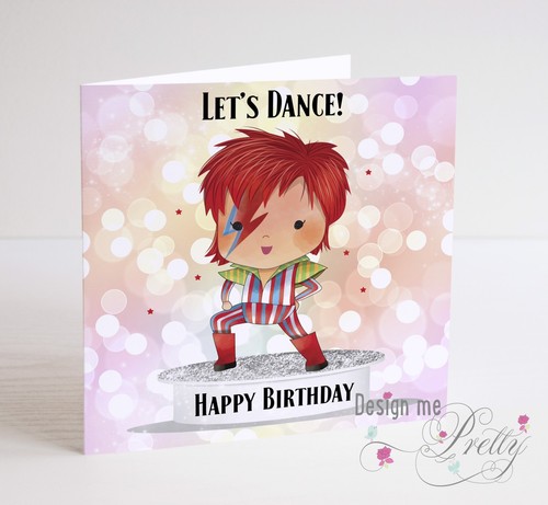 David bowie birthday - bowie, card