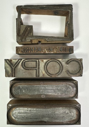 Vintage letterpress blocks - vintage,