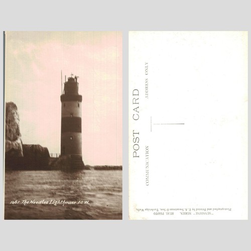 Vintage postcard the needles - the,