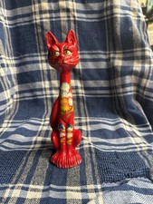 Vintage Retro Long Neck Cat