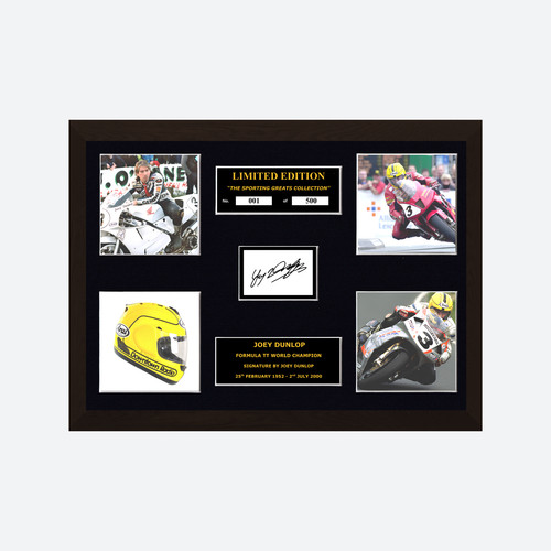 Joey dunlop signed ltd edition - joey,