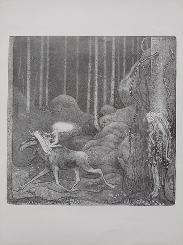 John bauer original mezzotypi - bauer,