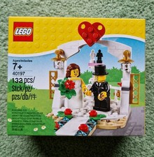 LEGO 40197 Wedding Cake Topper / Favour - Bride & Groom - NEW Retired 2018 Rare