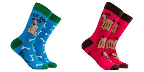 Wallace gromit socks - wallace, &